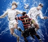 pic for Playing football in the water 